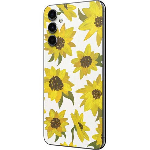 Cat Coq Sunflower Acrylic Galaxy A14 5G Skin